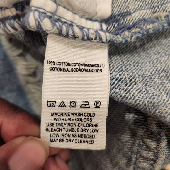 Free People Womens Cute To Boot Distressed Frayed Mini Skirt Festival Size 0 - Picture 3 of 5